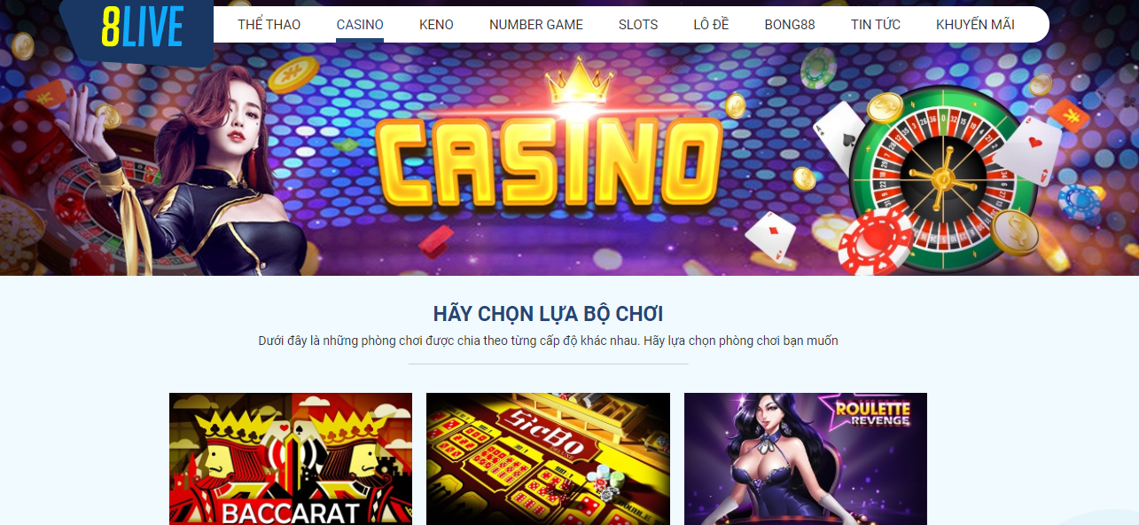 Các sòng bài trực tuyến - live casino cực kỳ chân thực